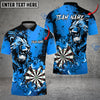 BlueJose Darts Flame Lion Personalized Name, Team Name 3D Shirt (4 Colors)