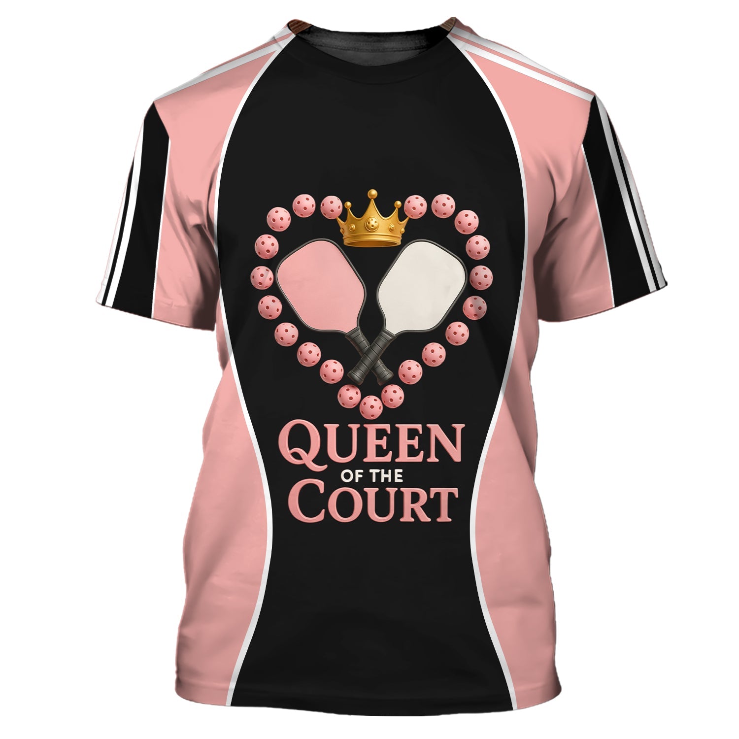 Funny  Polos For Pickleball, Queen of the Court Pickleball Shirt, Gift For Women's Players