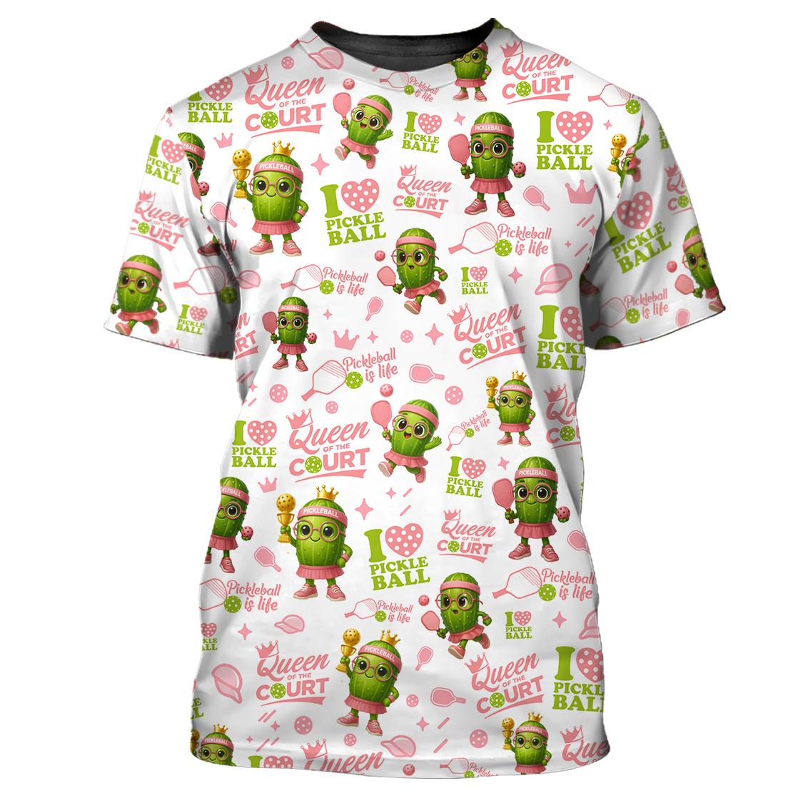 Pickle Lady Queen of The Court Women's Pickleball Outfit - I Love MLP Pickleball - Gift for Her