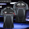 BlueJose Billiards Ball 8 Sport Pattern Personalized Name Unisex Shirt (4 Colors)