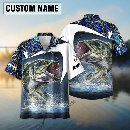 BlueJose Personalized Largemouth Bass Fishing 3D Shirt