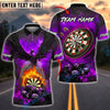 BlueJose Darts Phoenix Flame Customized Name, Team Name 3D Shirt (4 Colors)