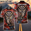 BlueJose Darts Owl Dreamcatcher Dartboard Multicolor Options Personalized Name Shirt (4 Colors)