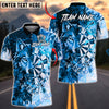 BlueJose Darts Wolf Spirit Personalized Name, Team Name Unisex Shirt (4 Colors)