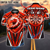 BlueJose Darts Bald Eagle Fierce Bullseye Personalized Name, Team Name Unisex Shirt (6 Colors)