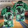 BlueJose Bowling Gorilla Thunder Beast Customized Name, Team Name 3D Shirt (4 Colors)