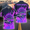 BlueJose Darts Hot Rod Inferno Personalized Name, Team Name Shirt (4 Colors)