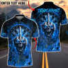 BlueJose Darts Flaming Skull Face Skeleton Middle Finger Dartboard Multicolor Options Personalized Name Shirt (4 Colors)
