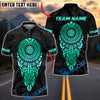 BlueJose Darts Sport Aztec Gold Target Mandala Personalized Name, Team Name Unisex Shirt (4 Colors)