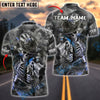 BlueJose Darts Skeleton Gunslinger Customized Name, Team Name 3D Shirt (4 Colors)