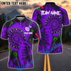 BlueJose Darts Flaming Wolf Personalized Name, Team Name Shirt (4 Colors)