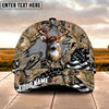 BlueJose Deer Breakthrough Camo Hunting US Flag Multicolor Options Personalized Name 3D Cap