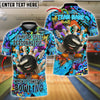 BlueJose Bowling And Pins ‚ÄúSplit Personality‚Äù Graffiti Style Customized Name, Team Name 3D Shirt (4 Colors)