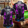 BlueJose Billiards 8 Ball Fiery Skeleton Personalized Name, Team Name Unisex Shirt (4 Colors)