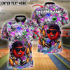 BlueJose Bowling And Pins Street Vibes Funny Graffti Style Customized Name, Team Name 3D Shirt (4 Colors)