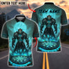 BlueJose Darts Dark Knight Wolf Red Moon Fiery Dartboard Customized Name, Team Name 3D Shirt (4 Colors)