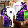 BlueJose Billiards Ball 8 Skull Head Fire Burst Personalized Name, Team Name Unisex Shirt (4 Colors)