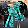 BlueJose Darts Golden Tribal Personalized Name, Team Name Shirt (4 Colors)