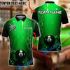 BlueJose Billiards 8 Ball Digital Glow Personalized Name, Team Name Unisex Shirt (4 Colors)
