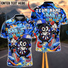BlueJose Darts Cartoon Dartboard Character Graffiti Style Multicolor Options Personalized Name Shirt (4 Colors)