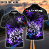 BlueJose Fire & Jet Strike Theme Darts Tournament Shirt Customized Name, Team Name Shirt (4 Colors)
