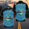BlueJose Darts Neon Lips Ice Glow Personalized Name, Team Name Unisex Shirt (4 Colors)