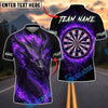 BlueJose Darts Dragon Fire Inferno Dartboard Personalized Name, Team Name Unisex Shirt (4 Colors)