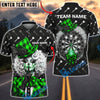 BlueJose Darts Gothic Sexy Clown Girl Plaid Pattern Personalized Name, Team Name Unisex Shirt (4 Colors)