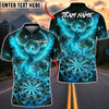 BlueJose Darts Phoenix Firebird Dartboard Personalized Name, Team Name Unisex Shirt (4 Colors)
