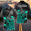 BlueJose Darts Smoke Splash Dartboard Personalized Name, Team Name Unisex Shirt (4 Colors)
