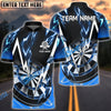 BlueJose Darts Thunder Lightning Personalized Name, Team Name Shirt (4 Colors)