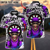 BlueJose Darts Monkey Graffiti Urban Art Multicolor Options Personalized Name Shirt (4 Colors)