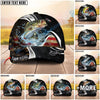 BlueJose Fishing American Flag Water Splash Graphic Personalized Cap (13 Breeds)