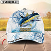 BlueJose Fishing Outdoor Water Splash Compass Graphic Personalized Cap (13 Breeds)