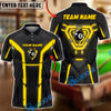 BlueJose Billiards 8-Ball Cyber Armor Neon Panels Personalized Name, Team Name Unisex Shirt (6 Colors)