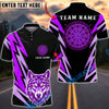 BlueJose Darts Lightning Wolf Head Graphic Personalized Name, Team Name Unisex Shirt (6 Colors)
