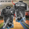 BlueJose Bowling & Pins Lightning Evil Face Clowns Customized Name, Team Name 3D Shirt (6 Colors)