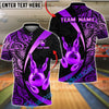 BlueJose Bowling & Pins Royal Crown Luxury Black Gold Customized Name, Team Name 3D Shirt (6 Colors)