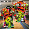 BlueJose Bowling And Pins Graffiti Cactus Bowling Funny Street Style Customized Name, Team Name 3D Shirt (4 Colors)