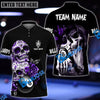 BlueJose Billiards Ball 8 Day Of The Death Personalized Name, Team Name Shirt (4 Colors)