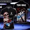 BlueJose Billiards Ball 8 Day Of The Death Personalized Name, Team Name Shirt (4 Colors)