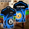 BlueJose Billiards Stormeye Personalized Name, Team Name Unisex Shirt (6 Colors)