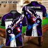 BlueJose Billiards Ball 8 Dark Flame Stroke Personalized Name, Team Name Unisex Shirt (6 Colors)