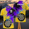 BlueJose Darts Board Claws Of Devil Personalized Name, Team Name Shirt (4 Colors)