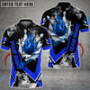BlueJose Bowling And Pins Flame Declare War Customized Name 3D Shirt (5 Colors)