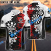 BlueJose Darts On Your Mark Personalized Name, Team Name Shirt (4 Colors)