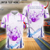 BlueJose Bowling And Pins Storm Customized Name, Team Name 3D Shirt (4 Colors)