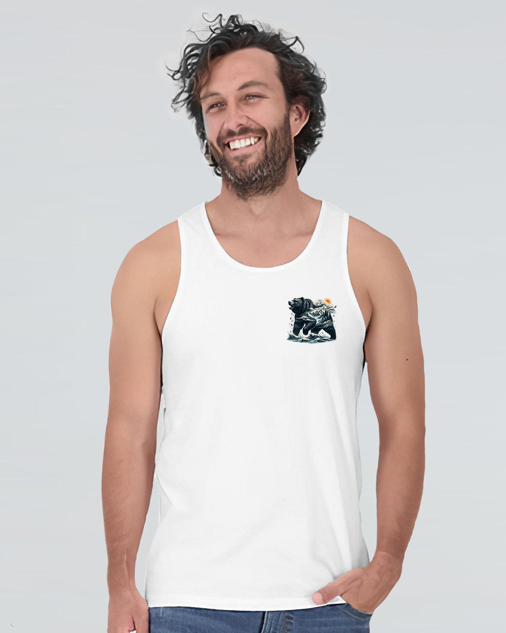 NOT ALL WHO WANDER ARE LOST BEAR COMPASS ALL OVER PRINT - TLNZ1312242