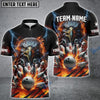 BlueJose Eagle Power Bowling And Pins Customized Name 3D Shirt