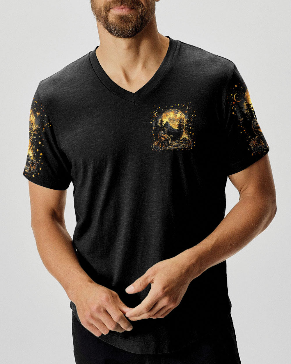 LIFE IS BETTER AROUND THE CAMPFIRE BIGFOOT ALL OVER PRINT - TLNZ2511243